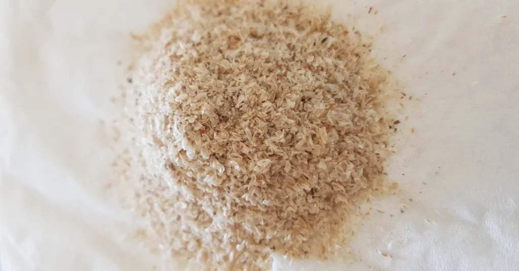 Psyllium husk low carb fiber supplement