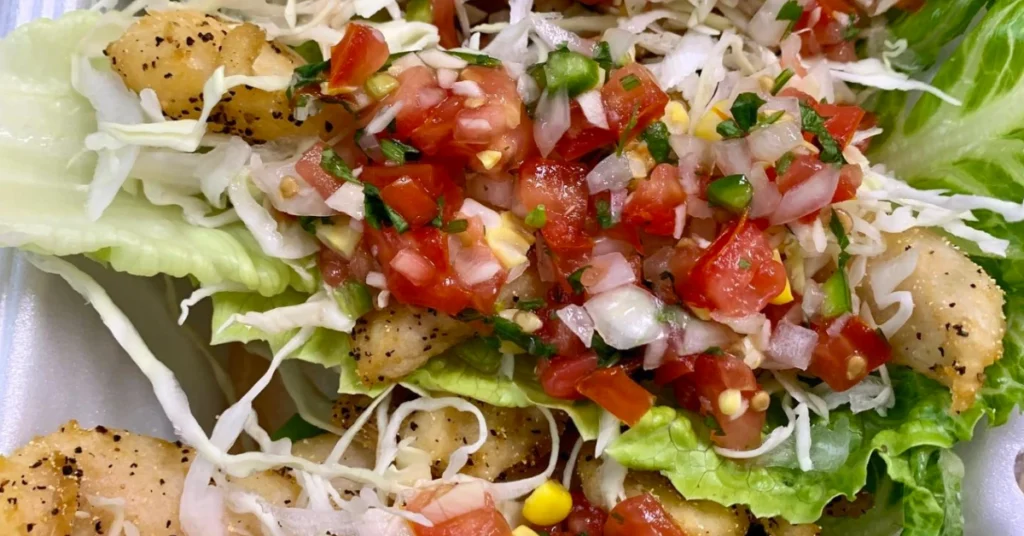 Low Carb Lettuce Fish Tacos