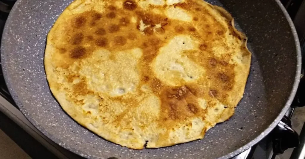 Keto Pancake Making