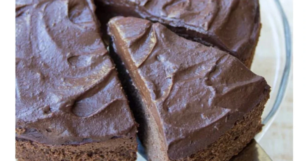 Low Carb Chocolate Avocado Mousse Cake