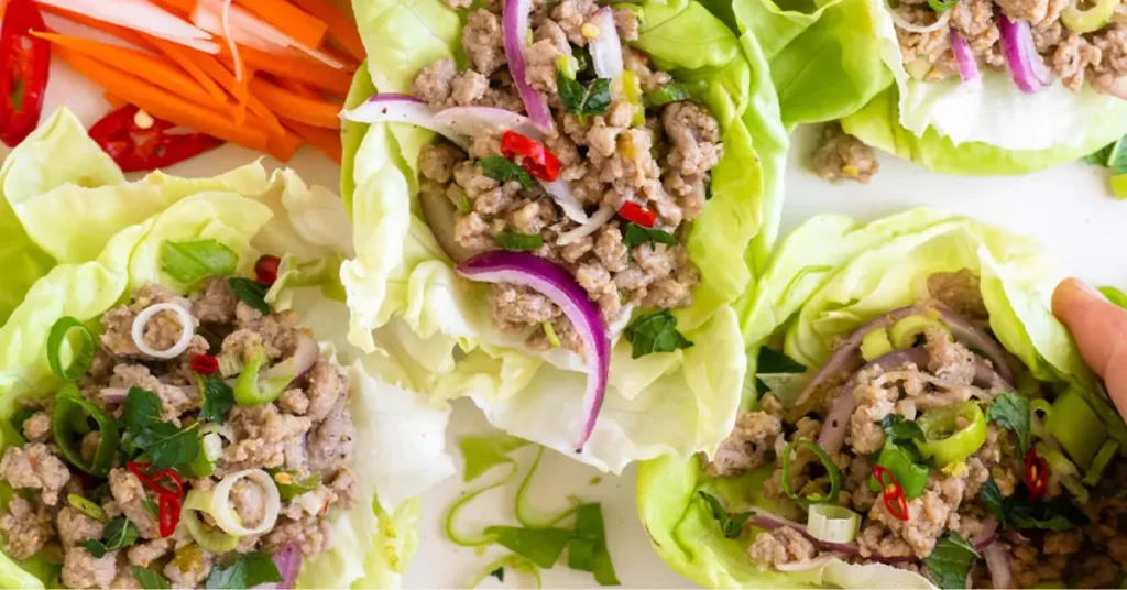 Low Carb Turkey Lettuce Wraps