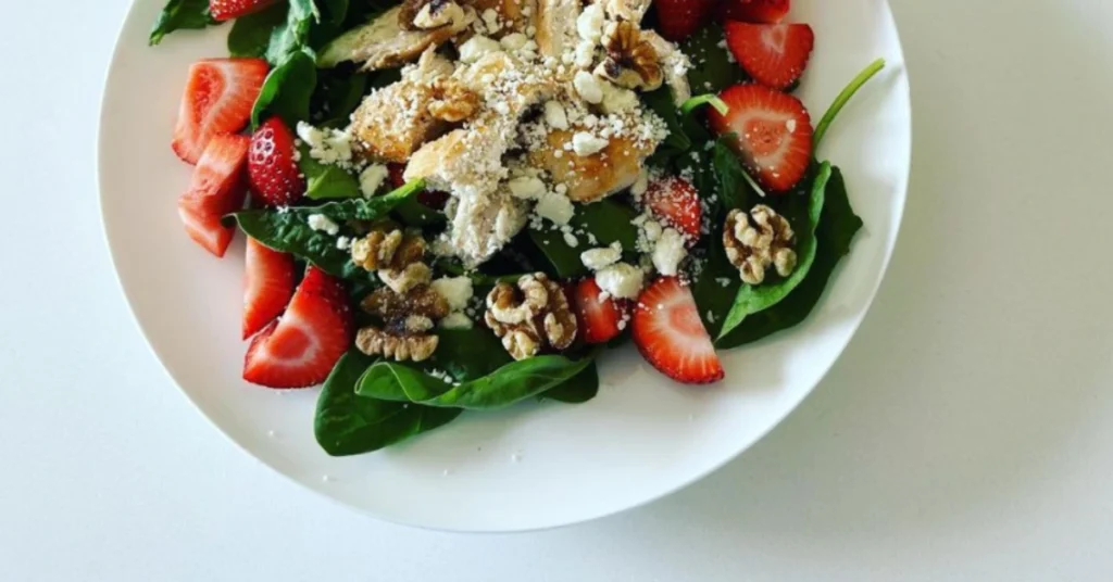 Strawberry Spinach Salad 