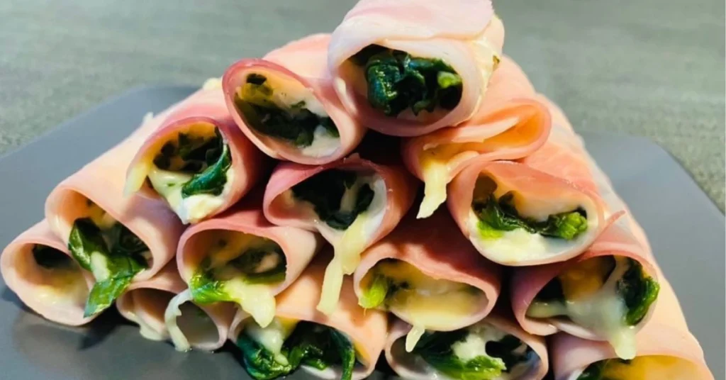 Keto Ham Cheese Roll Ups