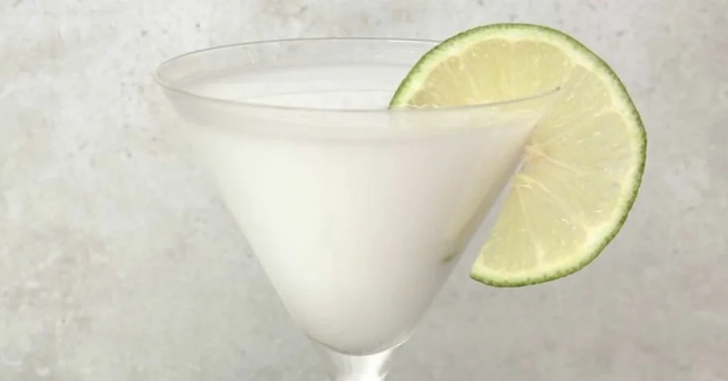 Low Carb Coconut Lime Martini