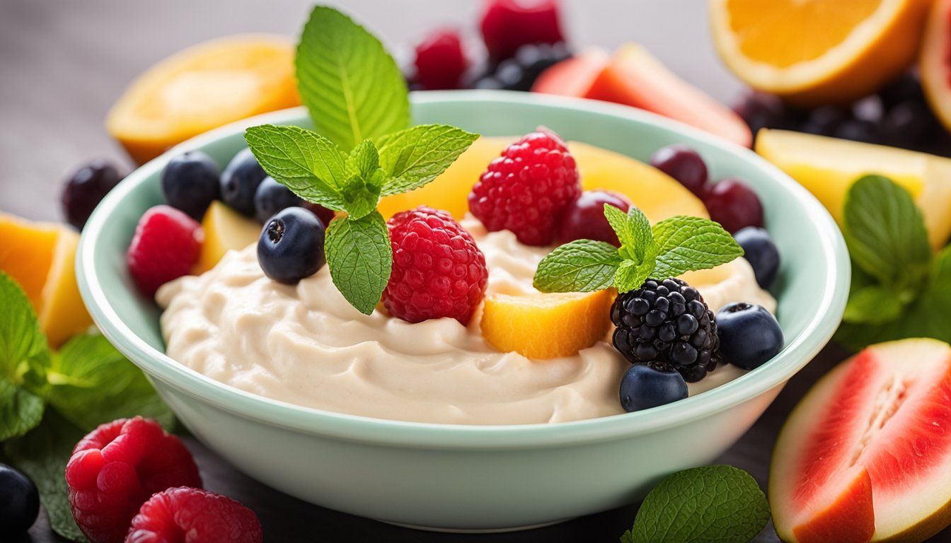 low carb fruit dip servings