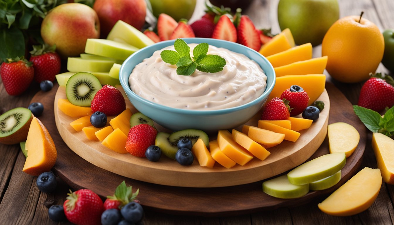 low carb fruit dip and fruits that pair together