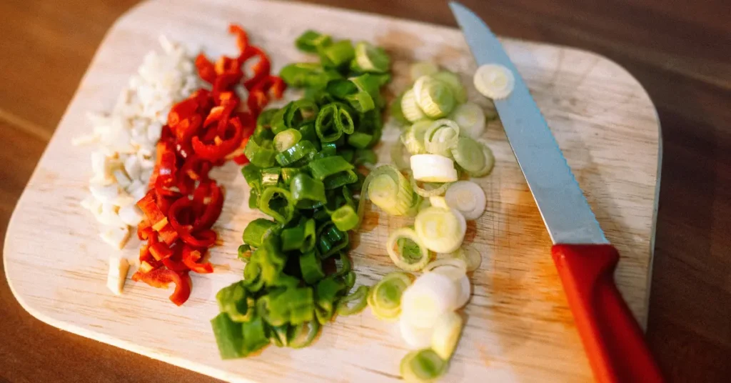 Preparation Low Carb Roasted Vegetables