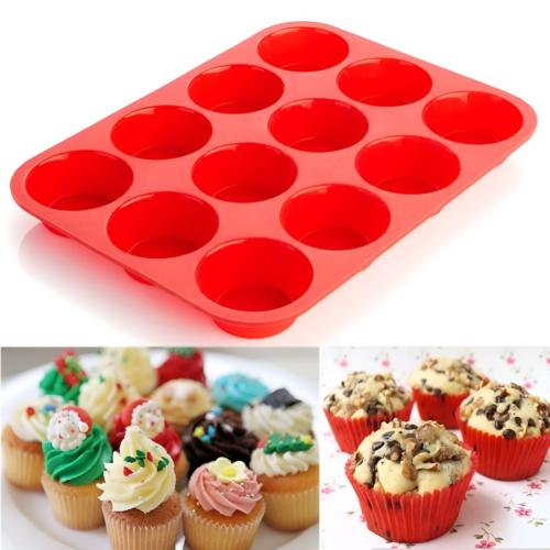 12 Cup Silicone Muffin Pan