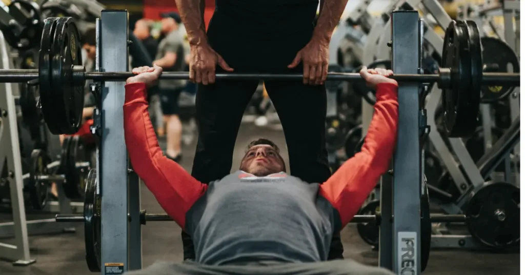 Barbell Chest Press in the Gym