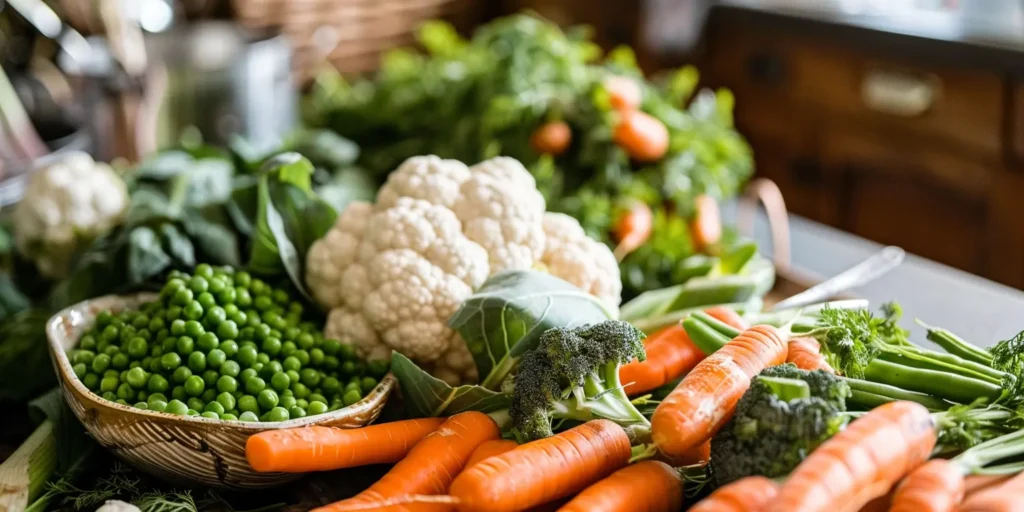 vegetables for keto pot pie soup